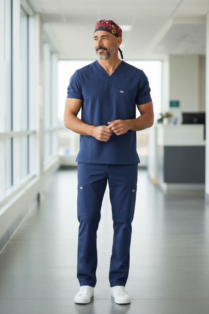 UNIFORME MEDICO ACTIVE PARA HOMBRE